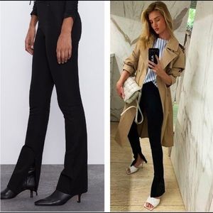 Zara Split Hem Pants